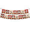 Western Cowboy Themed Birthday Party Decoration Birthday Banner Spiral Pendant Balloon Cake Plug