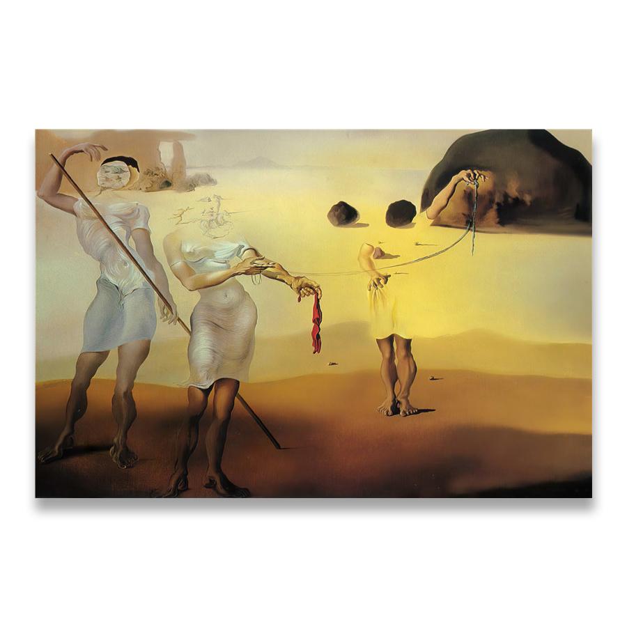 The Waves Book Sailboat Picture Canvas Painting Diary of Discovery By Vladimir Kush Salvador Dali Canvas Art Print Poster