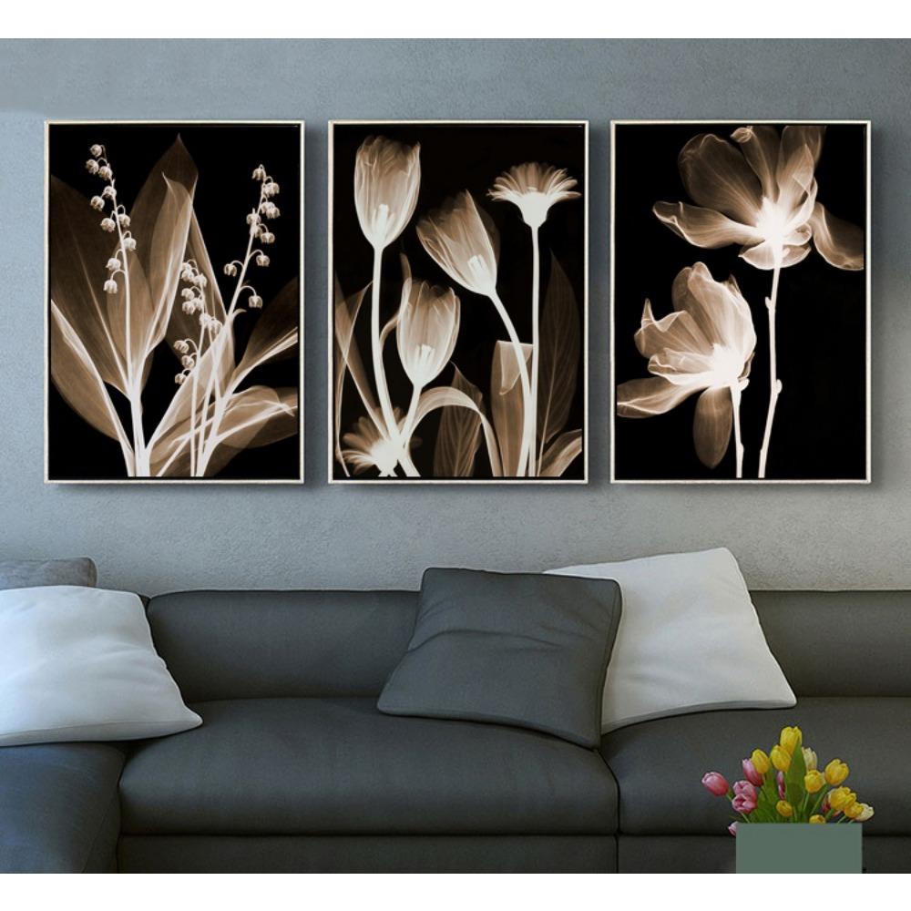 Современный дизайн абстрактный цветочный настенный плакат Креативный принт настенное искусство украшение