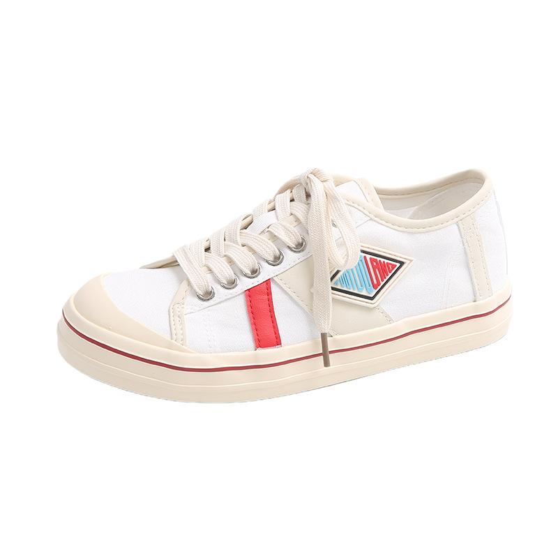 Дофаминовое сочетание цветов, платформа, парусиновые туфли, женские, 2025, новая мода, универсальные, удобные, дышащие, спортивные и повседневные туфли