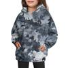 Girls' Hooded Tie- Sweatshirt - Pullover Print Top
