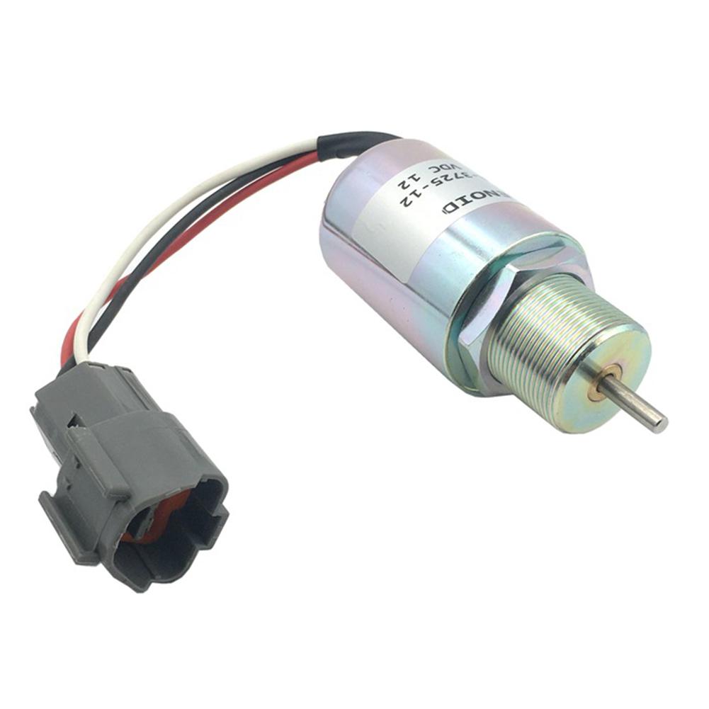 Engine Solenoid Valve 12V Solenoid Valve Copper Wire Conductivity Easy Engine Maintenance For Mahindra Max-28 Leakage Protection