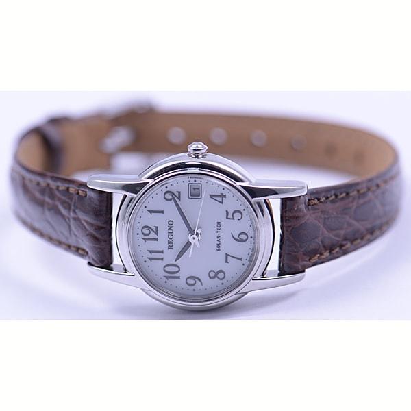 Citizen Женский KH4-815-10 ( Часы REGUNO Solar-Tech Strap женские) Круглые часы из коричневого нержавеющего материала