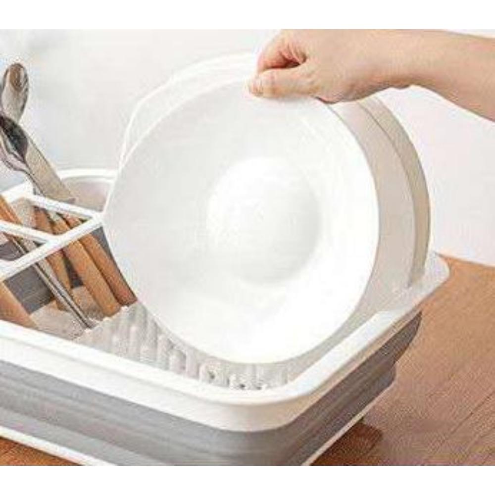 Dish Rack, Kitchen Drain Rack, Foldable Dish Rack, Tableware Storage Folding Rack, Tableware Rack Cup Holder