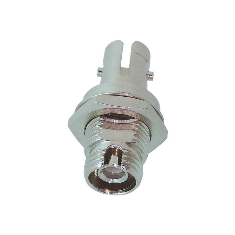 ST-FC Fiber Optic Connector Flange Plug Coupler, Single/Multi-mode, Single/Dual Core Optional.