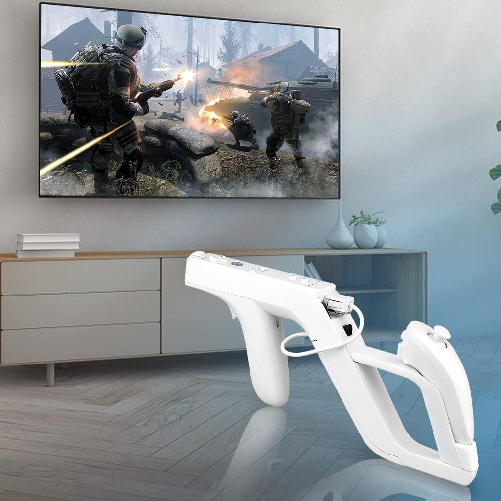 Световой пистолет для Nintendo Wii Remote Nun Chuck Shoot Спортивные игры