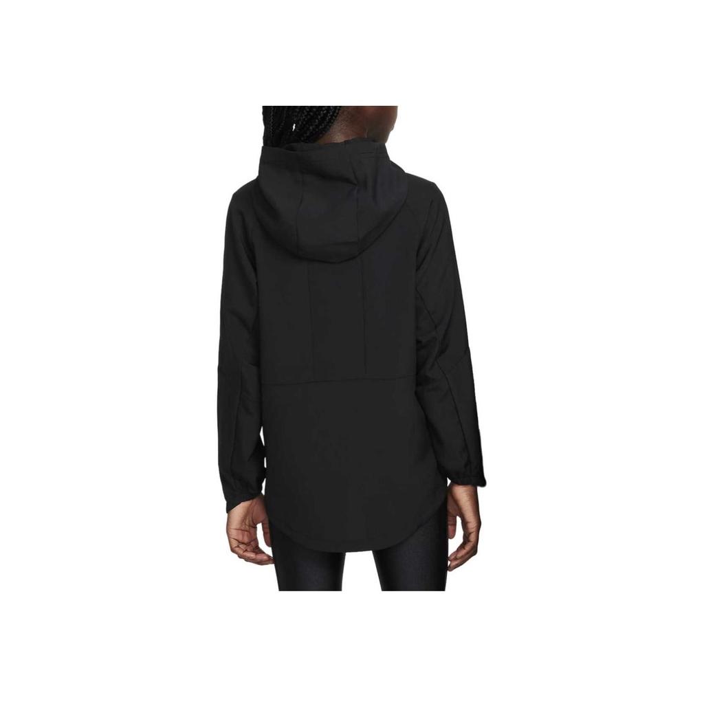 Nike Мягкая впитывающая дышащая удобная толстовка с капюшоном для детей, черная FZ5213-010