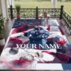 Custom Text Kendrick Lamar Pattern Floor Rug Soft Indoor Carpet Mat Living Room Bedroom