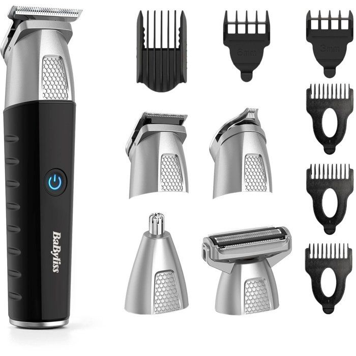 Tondeuse multifonction 11 en 1 - BABYLISS - P1363E - Batterie lithium - Waterproof - Kit complet
