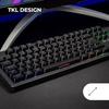 Mars Gaming MK023, Clavier Gaming TKL, Technologie Hybride H-Mech, Éclairage FRGB Rainbow, Anti-ghosting, Compatibilité