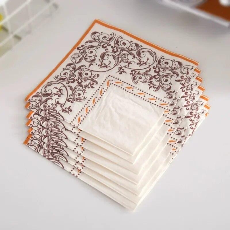 Одноразовые салфетки для вечеринок двухслойные, 20 шт./упак.