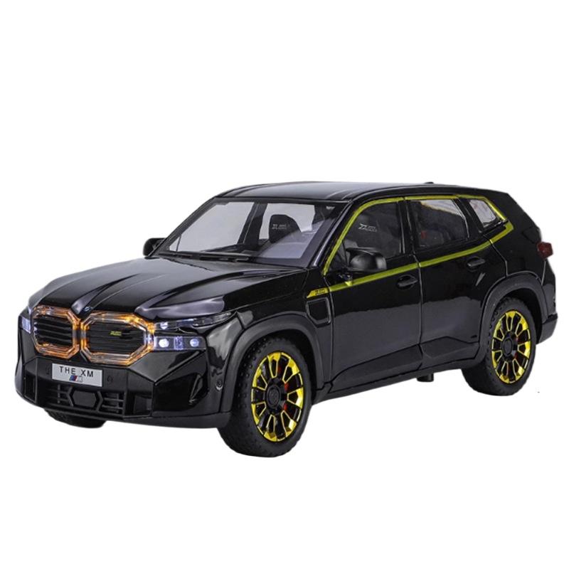 1/24 BMW The XM SUV Модель спортивного автомобиля из сплава Литой металлический игрушечный автомобиль Модель транспортного средства Симуляция Звук и свет Коллекция Детский подарок
