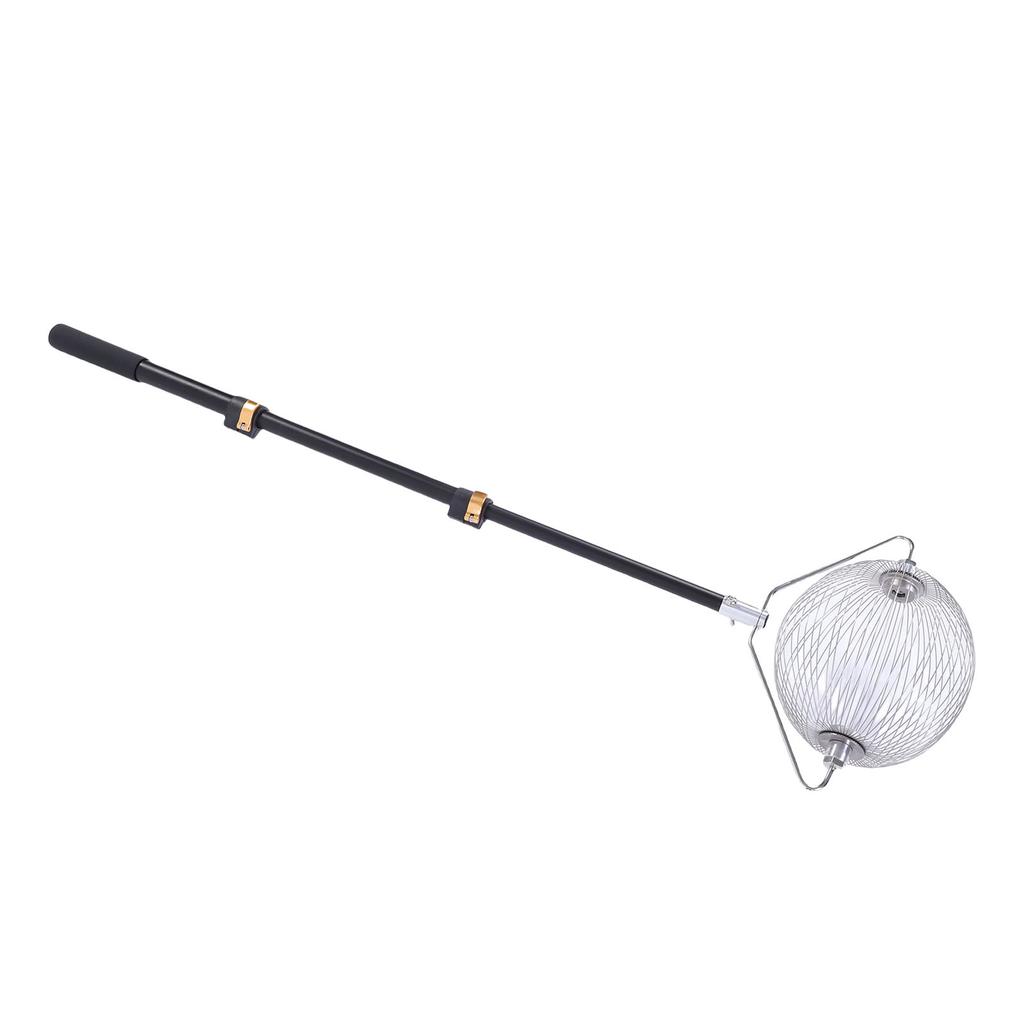 Nut Collector S Size Multi Purpose Rolling Picker with Telescopic Aluminium Alloy Pole for Tennis S Chestnuts