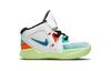Nike Баскетбольные кроссовки Kyrie 8 Infinity Performance Средняя высота Детская обувь Бело-зеленые Для младенцев и малышей DD0333-021