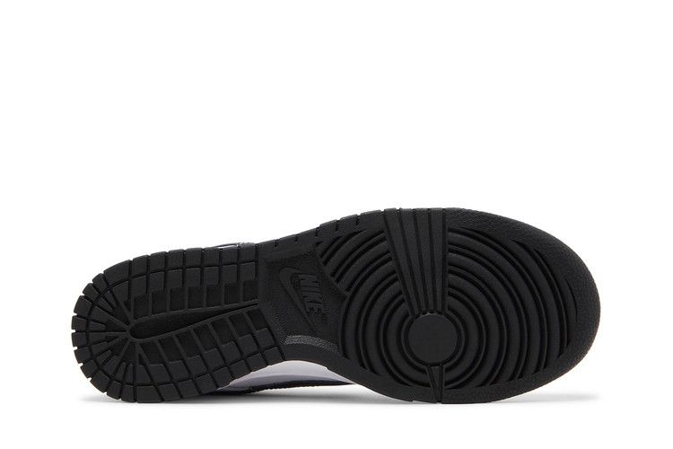 Женские кроссовки Nike Dunk Low Белые Черные (2022) (Женский) Белый черный
