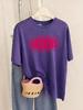 Hawkins Letter Logo Prints TShirts Women Summer Loose Short Sleeve Tops Soft ONeck T Shirts Basics Comfortable Womans Clothes