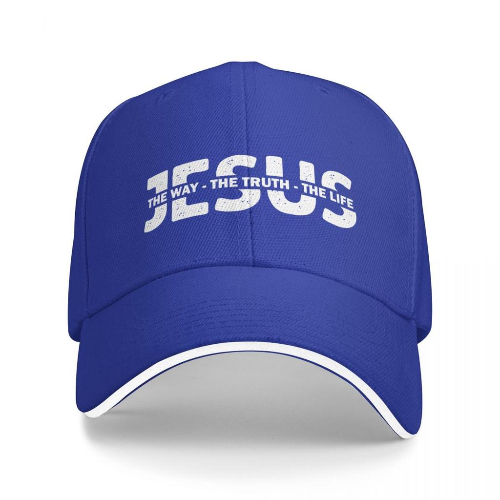 Jesus The Way The Truth The Life Christian Baseball Caps Casquette Men Women Hats