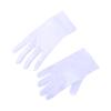 White Children's Wedding Gloves Glossy Satin Etiquette Dress Gloves Creative Dance Gloves  Holiday
