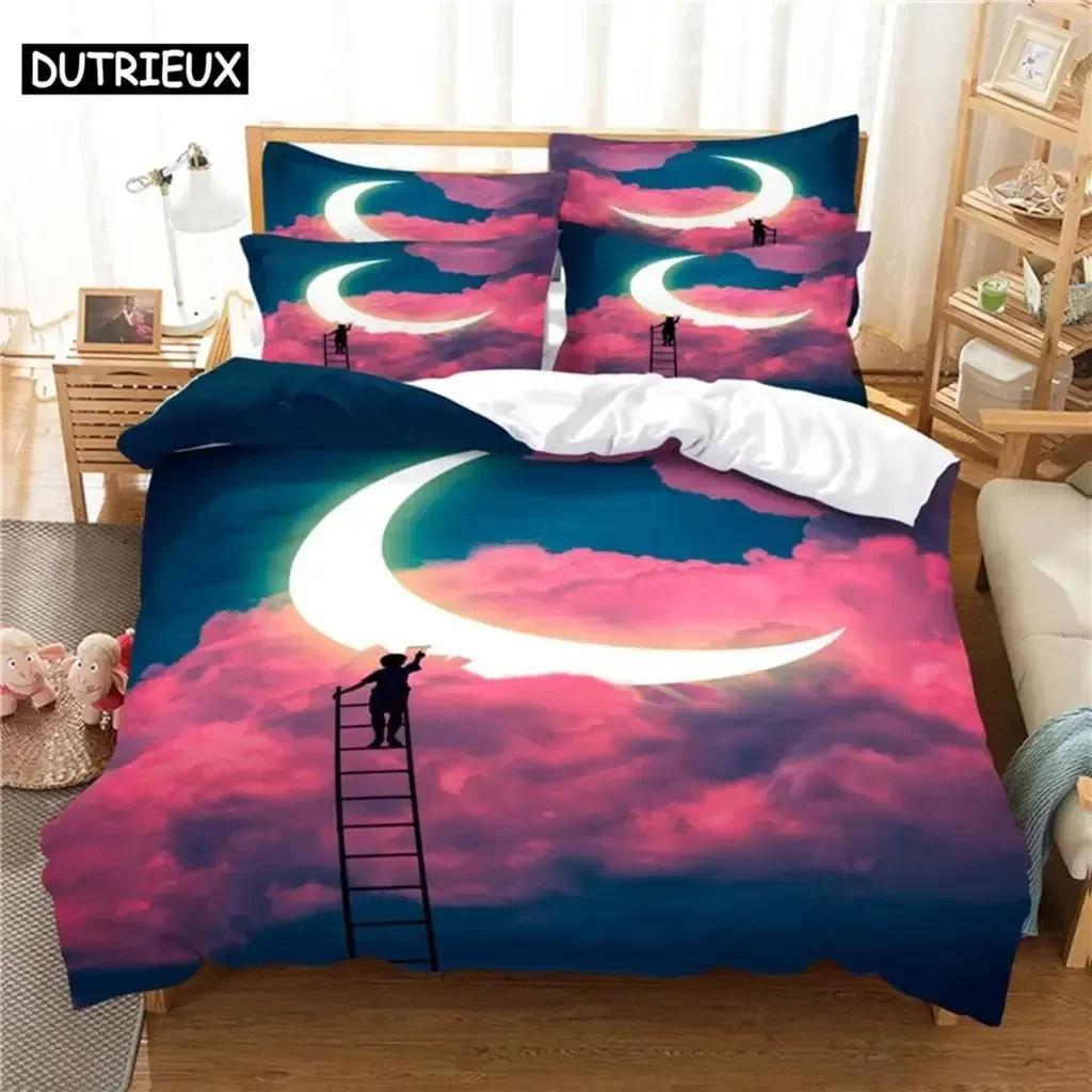 Comforter Starry Night Bedding Set For Bedroom Soft Modern S Comefortable Kids And