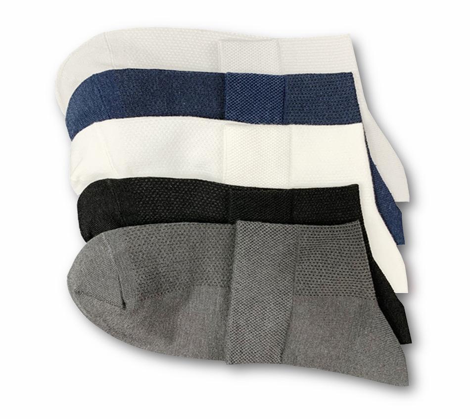 5 Pairs Mens Bamboo Sock Light Weight Thin Mesh Breathable Socks Men Summer Anti Odor Middle Cut Cool Sock