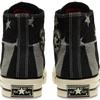 Converse Чак 1970-е Американский флаг Винтаж Универсальные Высокие кеды из парусины Унисекс Черно-серые