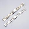 Men's Hollow Stainless Steel Five-Bead Curved Watch Band 20mm/22mm Watch Chain