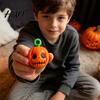 Pumpkin Fidget Spinner Rotating Halloween Toy, Stress Relief Ghost Face Toy Spinner, 3D Printed for Keychain Pendant Creepy