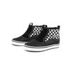 Vans Слипоны Высокие Кеды в Клетку для Малышей Черно-Белые VN0A5FC72KM