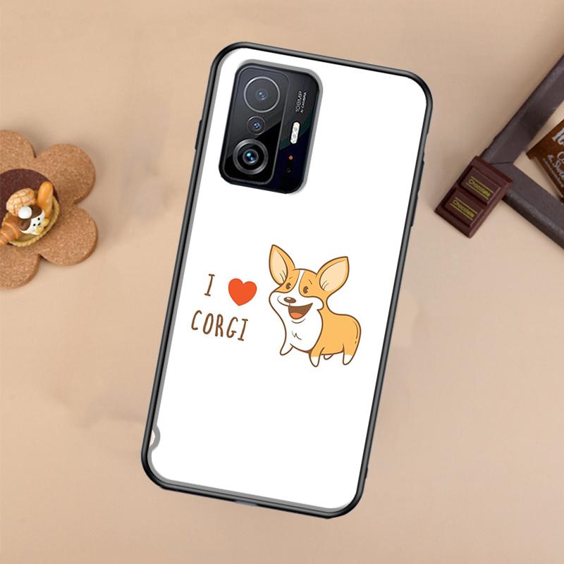 Мультяшный чехол Корги для Xiaomi 13 14 Ultra 11T 12T 13T 14T Pro POCO X7 Pro X3 X5 X6 F3 F5 F6 M6 Pro