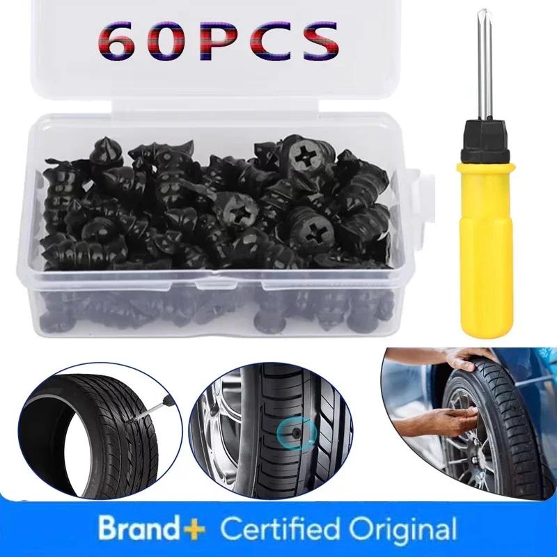 10-60pcs Car Motorcycle Vacuum Tyre Repair Nails Universal Tire Screw Tubeless Repair Tools Accessories Kit Car Accessory