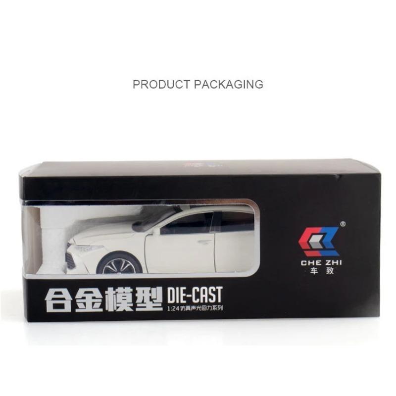 1/24 Toyota Asian Dragon Модель легкосплавного автомобиля Моделирование Звук и Свет Инерционный Детский Игрушечный Автомобиль Мальчик Коллекция Украшения Подарок