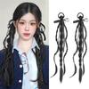 Natunofu Wig Hair Baby Hair Set of with Ponytail Perfect for Twin Tail Hair Hair Hair Hair Easy To Natural Look Extensions, Braided, Braided,
