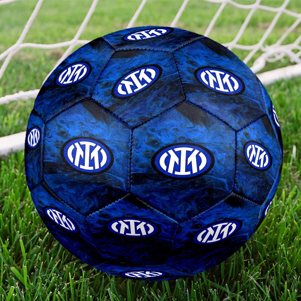 Mi-lan FC Emblem Printed Size 5 Soccer Balls, High-Quality, Anti-Slip, Protective Football, A Unique Gift , Birthdays, Christmas Gifts