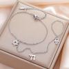 Dawapara Star of David and Chai Bracelet Hand Chain Jewish Hexagram Good Luck Judaica Jewelry Stainless Steel Jewelry