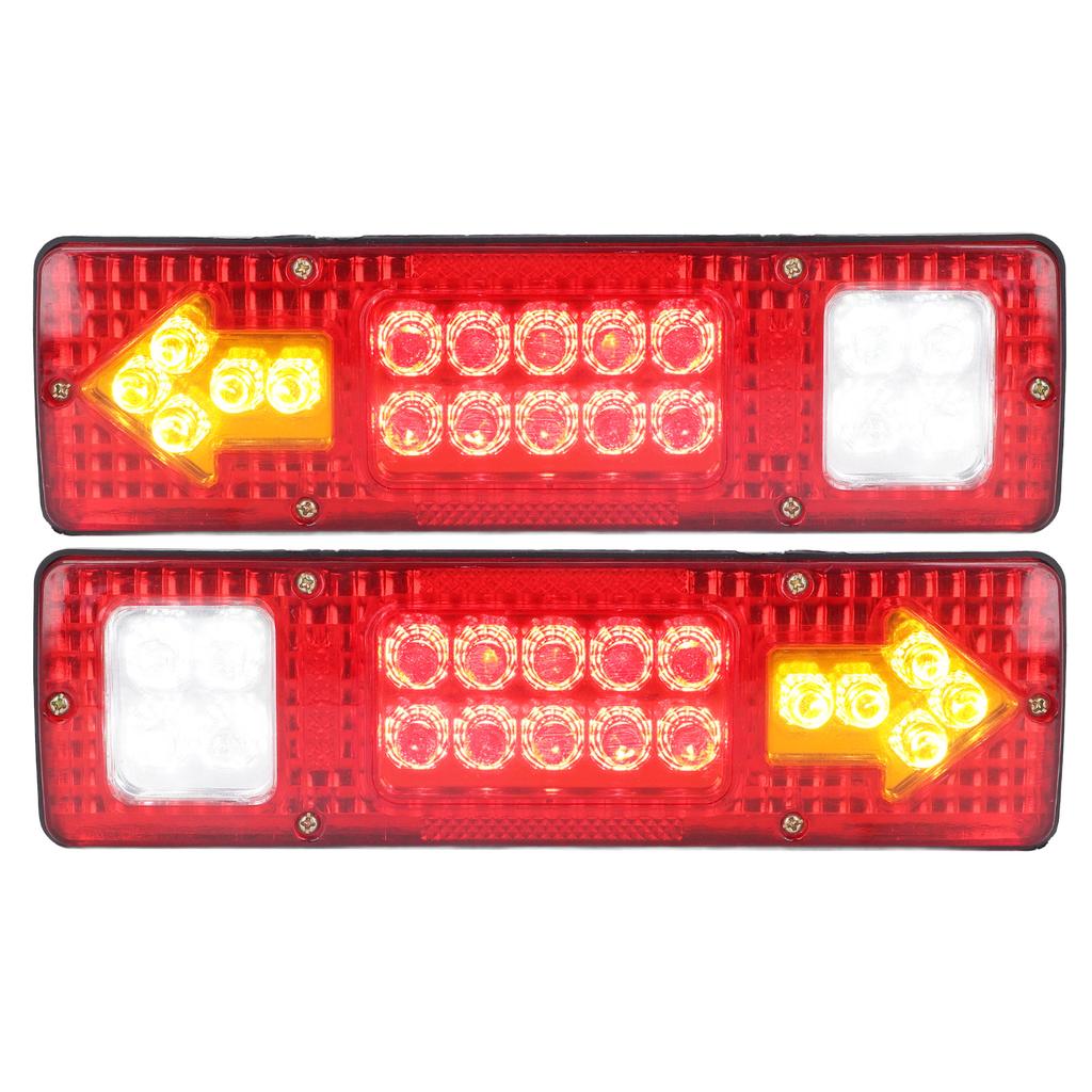 2 шт. Светодиодные задние фонари 12 В Высокая яркость Универсальный фонарь указателя поворота для прицепов, грузовиков, караванов, лодок, кемперов