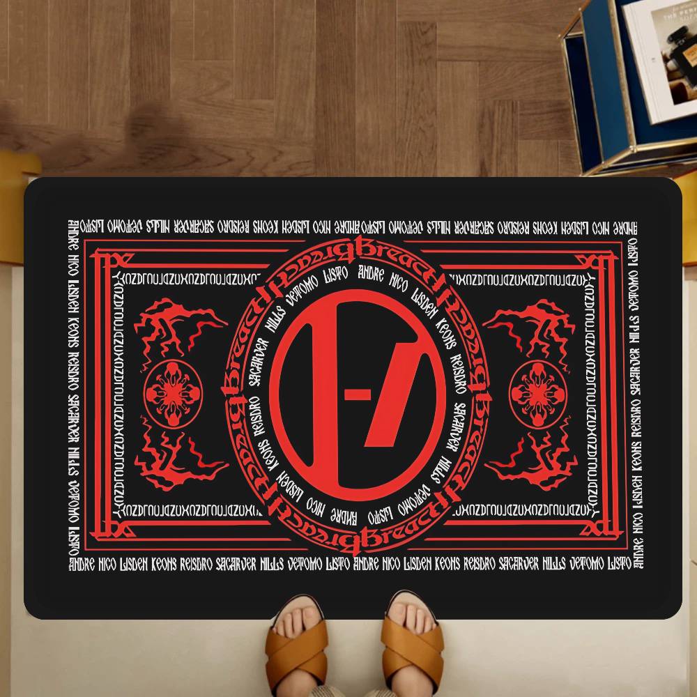 Популярный коврик для входной двери группы Twenty One Pilots, скандинавский стиль, домашний коврик, коврики для ванной-туалета, коврик для декора спальни, отеля