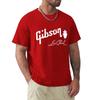 Gibson Les Paul Guitar Music Rock T Shirt Harajuku Short Sleeve T-shirt Cotton Graphics Tshirt Tops