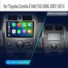 Android 14 Carplay 2din видеоплеер Автомагнитола для Toyota Corolla E140/150 2006 - 2013 4G GPS Мультимедийный плеер Стерео