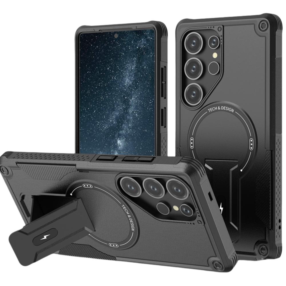 Чехол военного класса для Samsung Galaxy S25 Ultra S24 Plus A55 A56 A54 5G A36 A35 A15 A14 A16 Аксессуары для телефона с беспроводной зарядкой