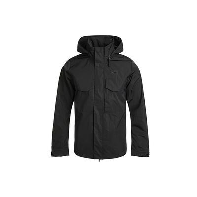 Спортивная одежда M65 Ветрозащитная дышащая куртка с капюшоном Мужские куртки Черный CZ9880-010