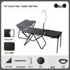 Modular Carbon Steel Tactical Folding Camping Table Set