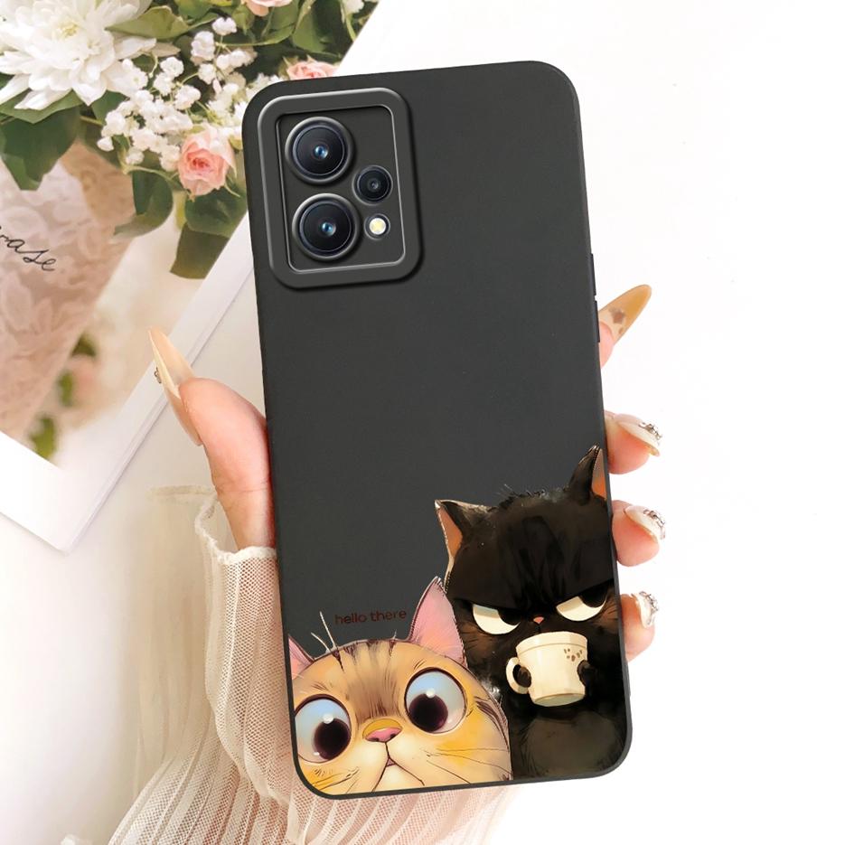 Чехол для Realme 9 Pro Plus, роскошный, с рисунком цветов, конфетный, из мягкого силикона, для Realme 9 Pro, Realme9 Pro+, задняя крышка, Fundas