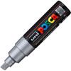 Marker - POSCA - Large Bevelled Tip - Silver - 8 Mm - Opaque
