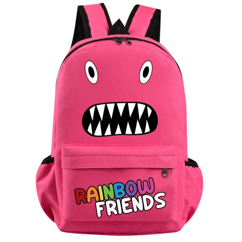 Рюкзак большой вместимости Roblox Rainbow Friends для путешествий, школы и многого другого