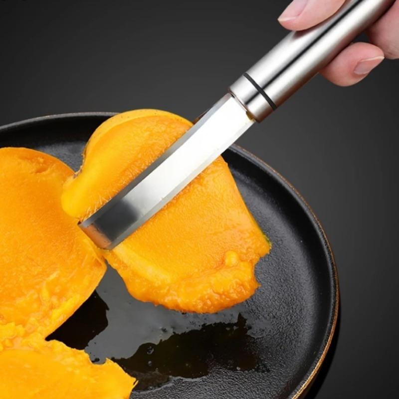 Многофункциональное устройство для удаления мякоти манго из нержавеющей стали 304, инструмент для удаления сердцевины манго, инструмент для ловли фруктов, инструмент для очистки и удаления сердцевины ананаса, быстрое удаление сердцевины