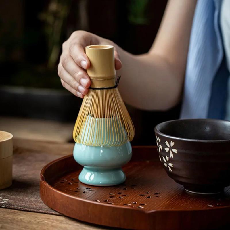 Чистая кисть для чая Инструменты для матча Кисть для матча Hyakumoto Rikyu Инструменты для чая Чаша для матча Кисть для чая Простой чайный набор Перемешивающая бамбуковая кисть
