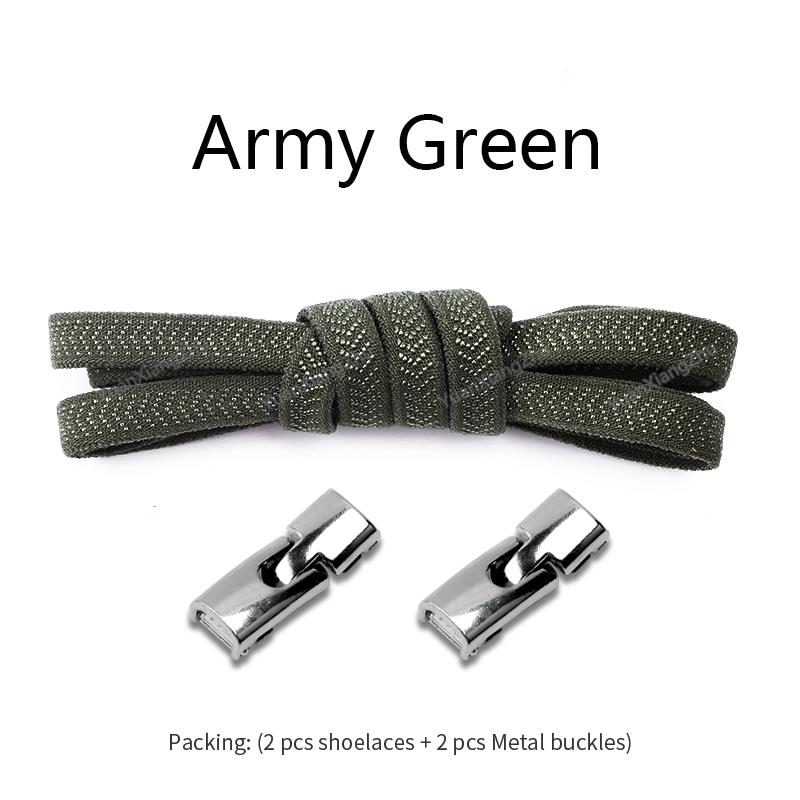 Elastic Laces Sneakers Cross Locks Shoelaces Without Ties Kids Adult 8MM Width No Tie Shoelace Rubber Bands Shoes Accessories