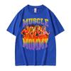 Muscle Mommy Gym Funny Meme Graphic T Shirts Men Women Fashion Summer Short Sleeve Tshirt 100 Cotton ONeck Oversized T Shirt