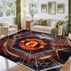 Manchester United Design Crystal Velvet Rug Soft Decorative Mat for Bedroom Entrance