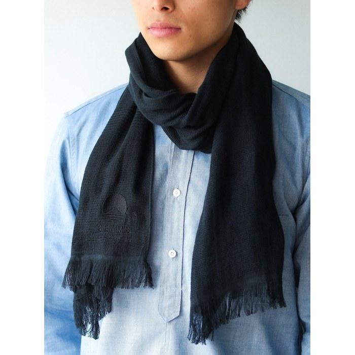 [Beams Japan] Muffler/Scarf Miyazakiseason Muffler SP BLACK FREE Black Free Size